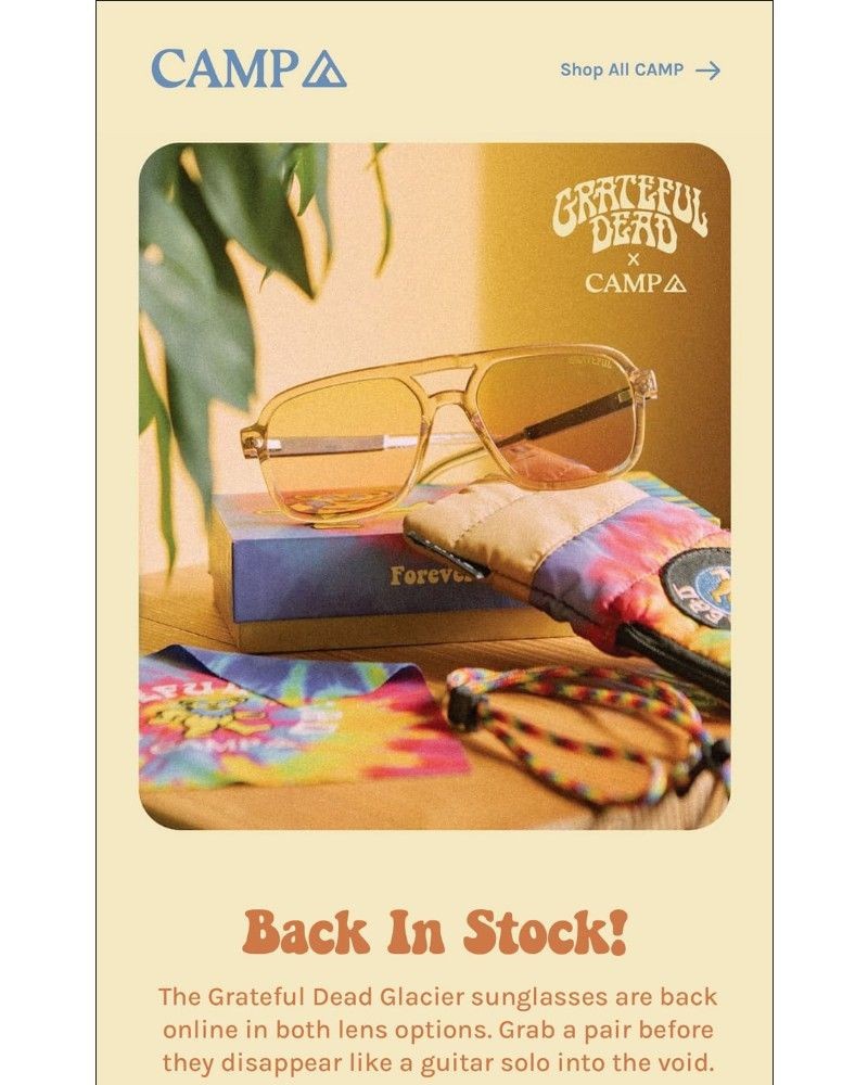 Screenshot of email sent to a Shwood and Stanley Newsletter subscriber