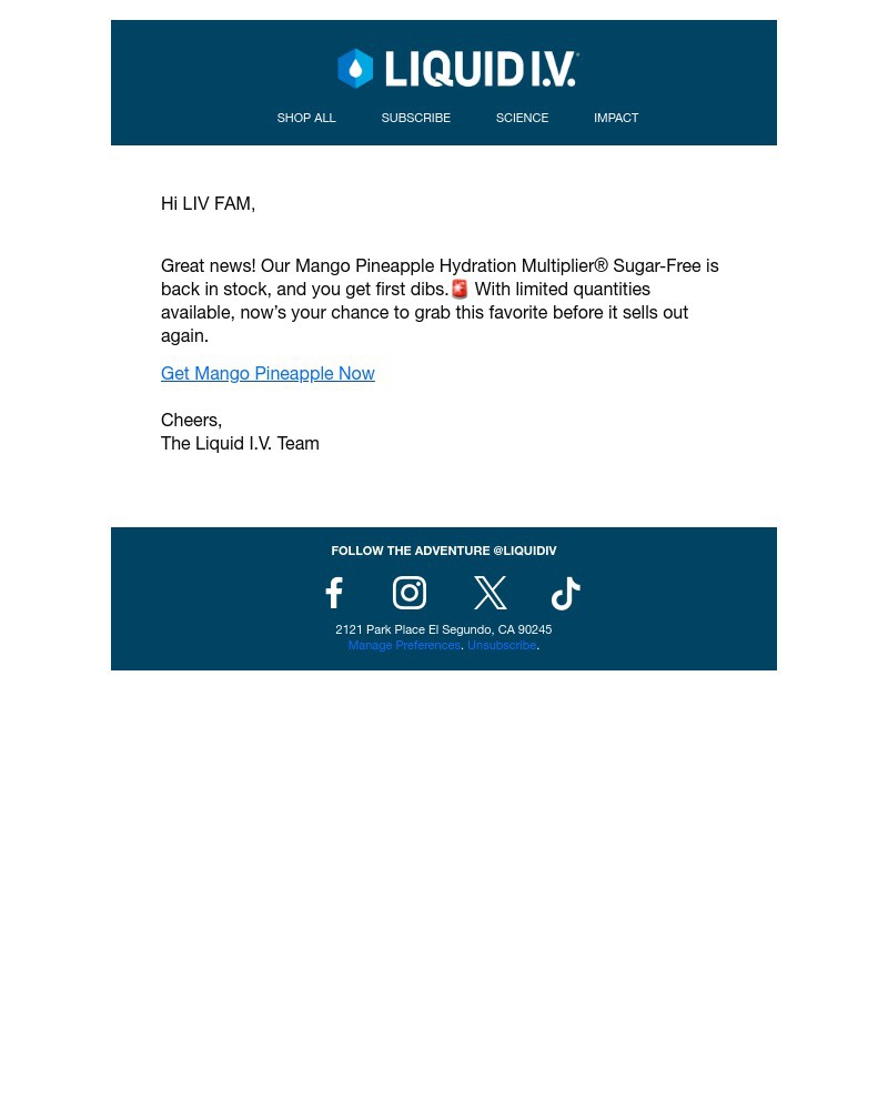 Screenshot of email with subject /media/emails/back-in-stock-sugar-free-mango-pineapple-717266-cropped-ce180b2b.jpg