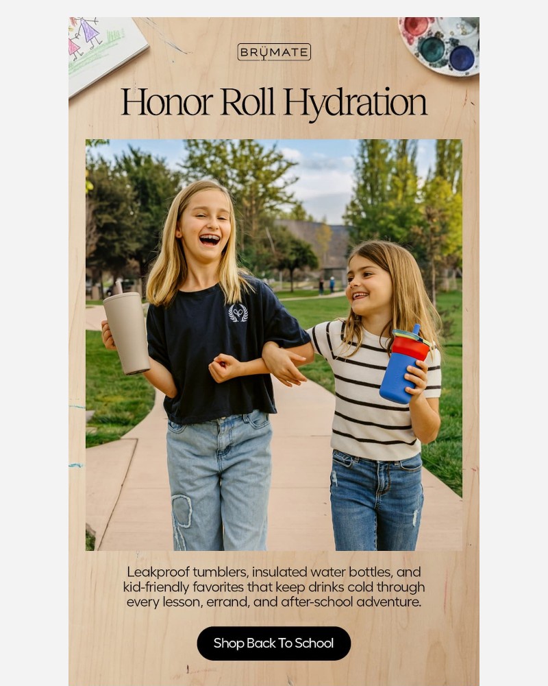 Screenshot of email sent to a BruMate Newsletter subscriber