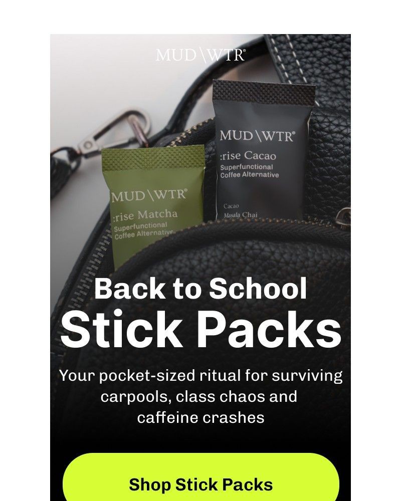 Screenshot of email sent to a MUD/WTR Newsletter subscriber