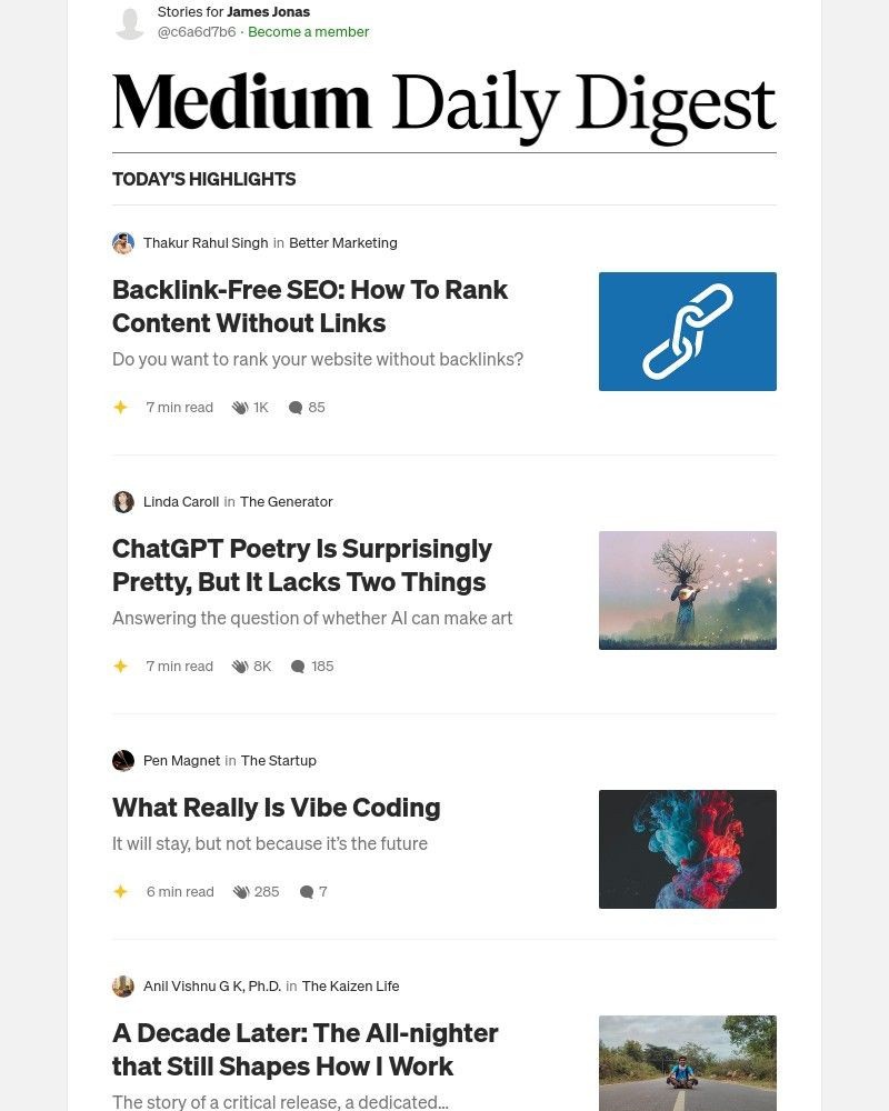 Screenshot of email with subject /media/emails/backlink-free-seo-how-to-rank-content-without-links-thakur-rahul-singh-in-better-_RcSsBrz.jpg