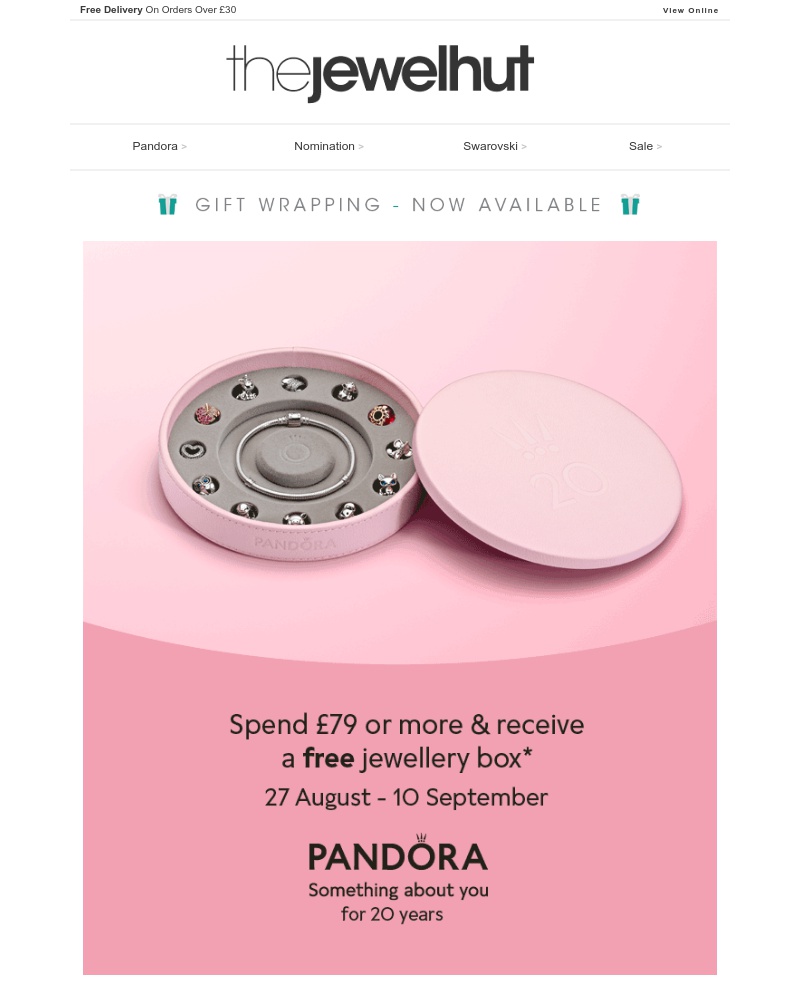 Screenshot of email with subject /media/emails/bank-holiday-treat-free-pandora-gift-1726d7-cropped-d8a40a11.jpg