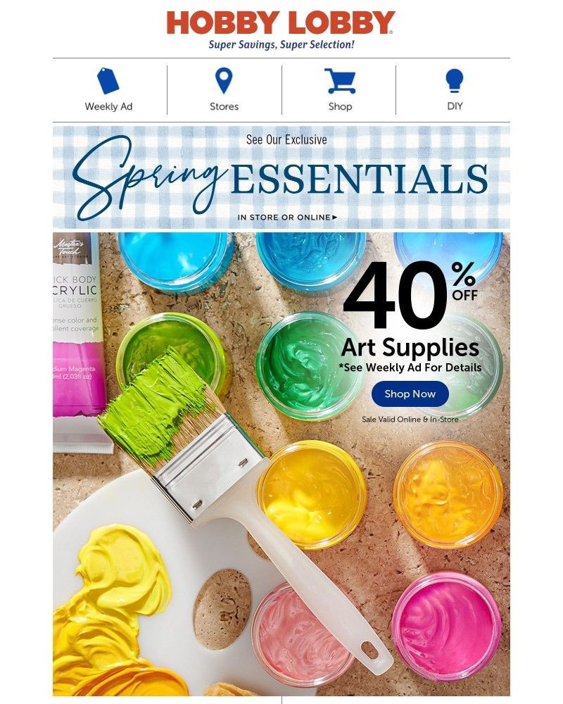 Screenshot of email with subject /media/emails/be-creative-40-off-art-supplies-4282f4-cropped-8c725e86.jpg