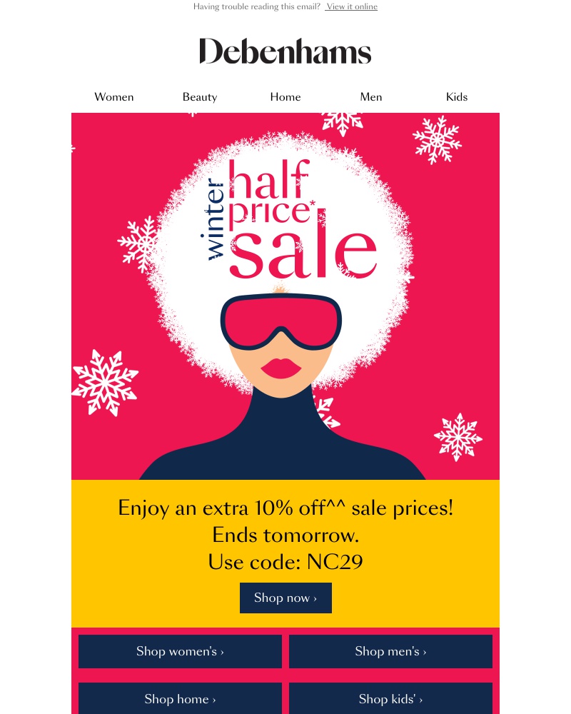 Screenshot of email with subject /media/emails/be-quick-extra-10-off-sale-prices-ends-tomorrow-cropped-534d7cef.jpg