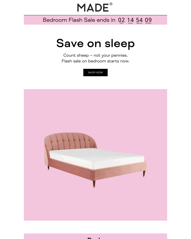 Screenshot of email with subject /media/emails/bedroom-flash-sale-cropped-29ca630d.jpg