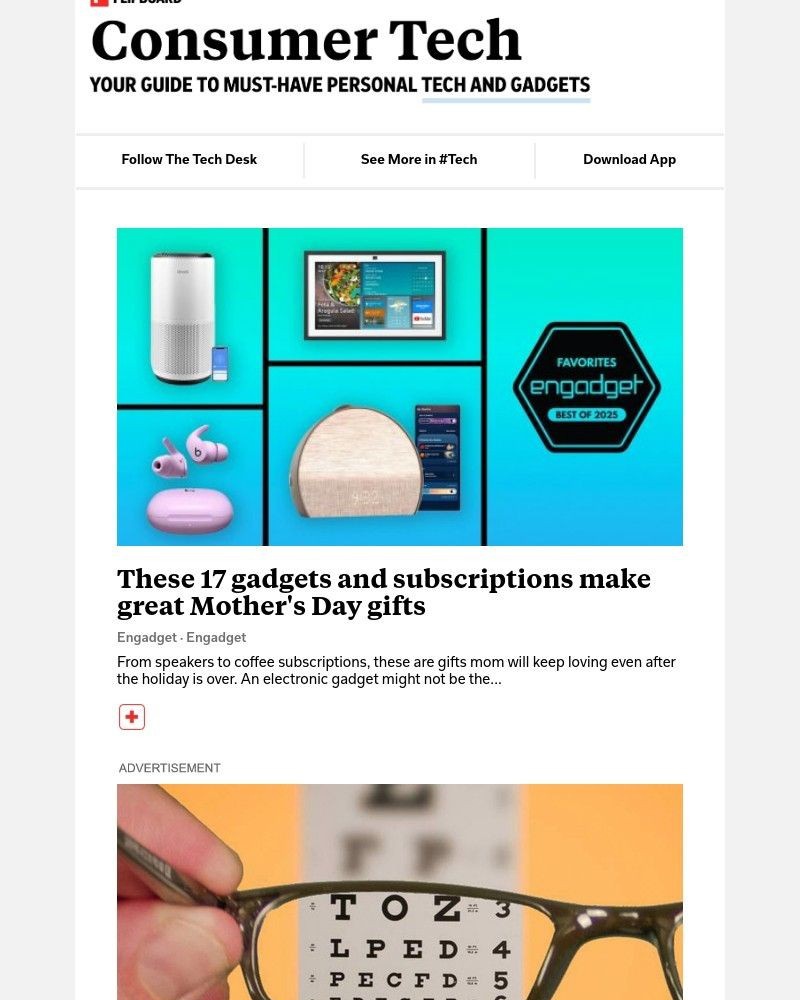 Screenshot of email with subject /media/emails/best-mothers-day-tech-gifts-dfb889-cropped-25e950a6.jpg