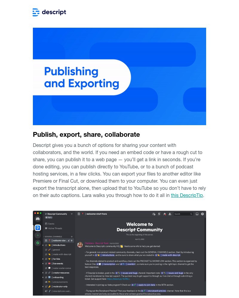 Screenshot of email with subject /media/emails/better-faster-publishing-and-sharing-workflows-a-party-in-discord-0d5308-cropped-25176aba.jpg