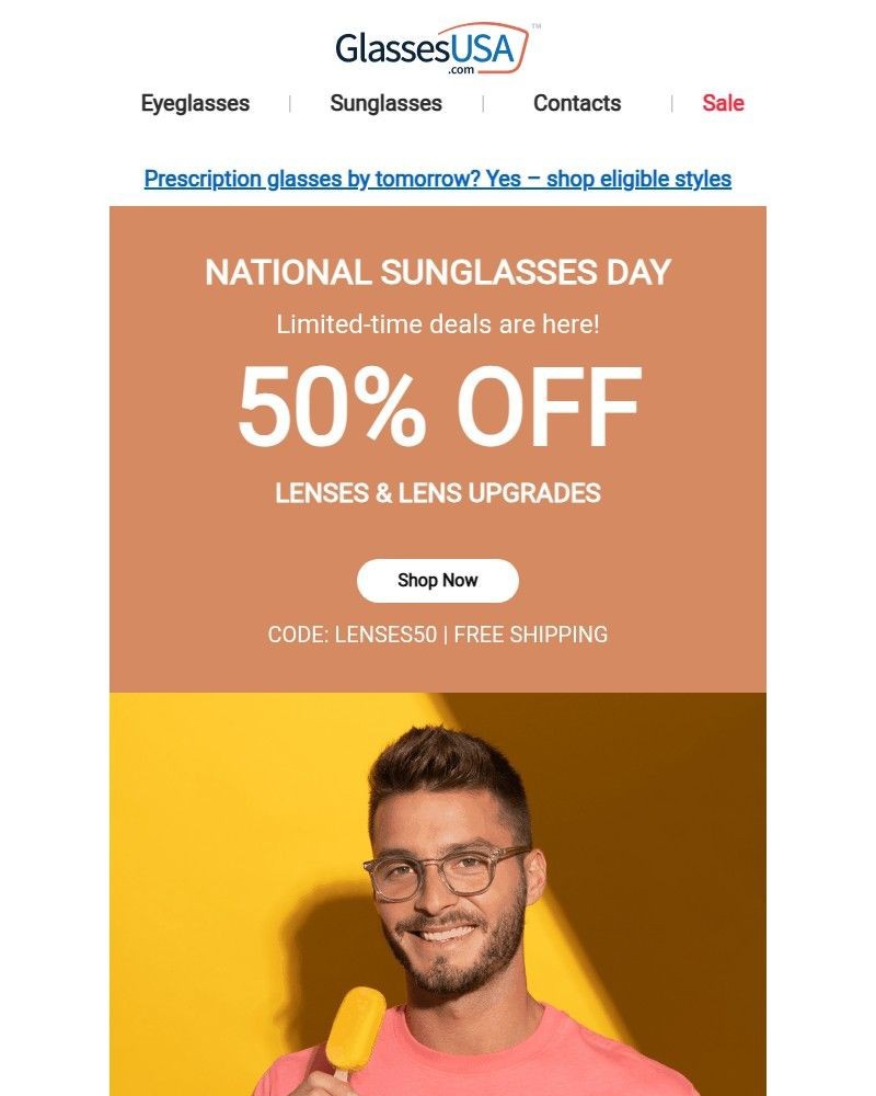 Screenshot of email with subject /media/emails/big-deals-for-national-sunglasses-day-all-designer-frames-included-cfa8a9-cropped_xDGvsms.jpg