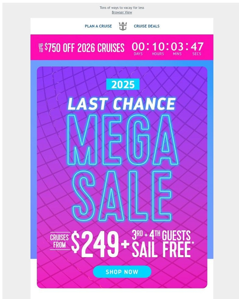 Screenshot of email with subject /media/emails/big-news-last-chance-mega-sale-2025-cruises-from-249-e69902-cropped-337107f7.jpg
