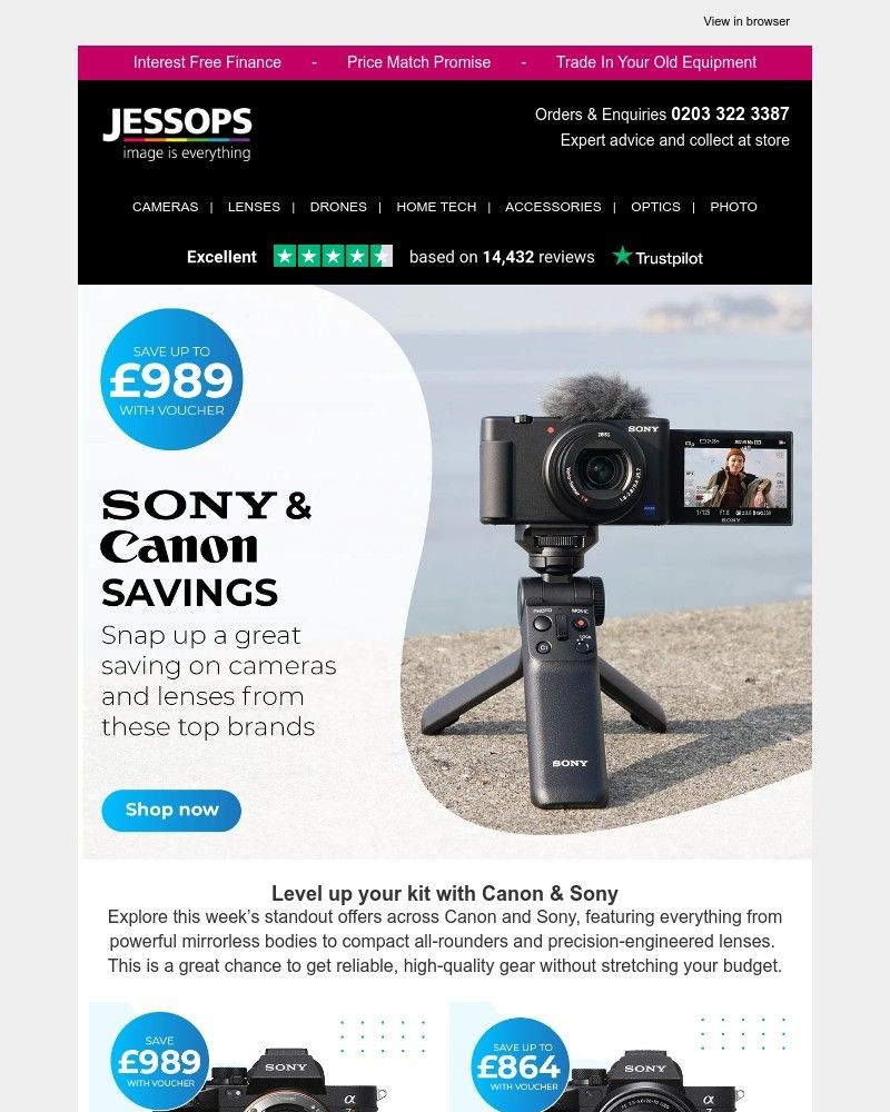 Screenshot of email with subject /media/emails/big-savings-on-canon-and-sony-gear-today-fb3a27-cropped-05ab9e36.jpg