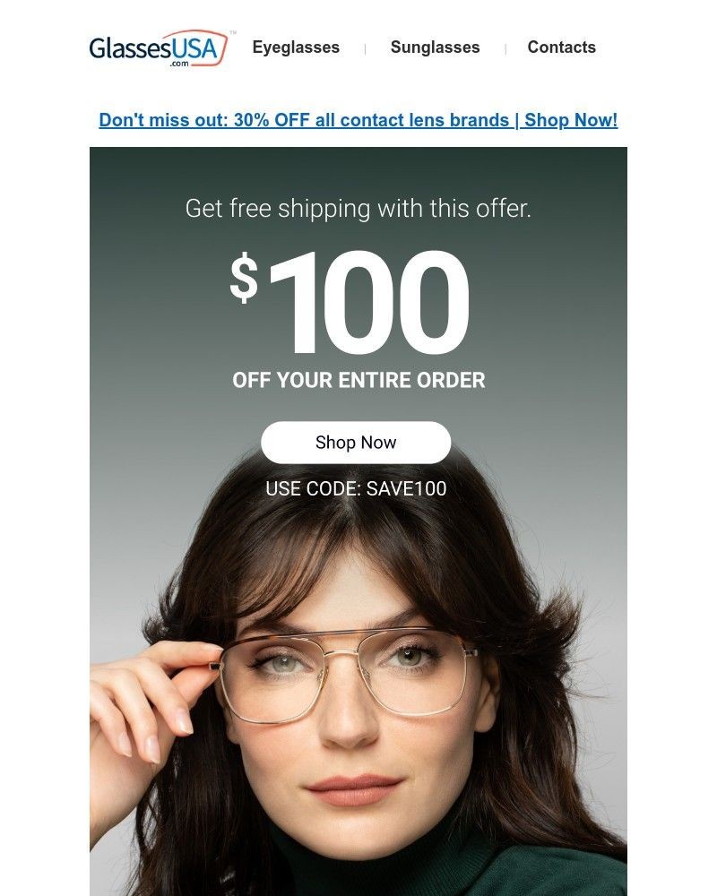 Screenshot of email with subject /media/emails/big-weekend-sale-100-off-glasses-ac05cd-cropped-acbb0684.jpg