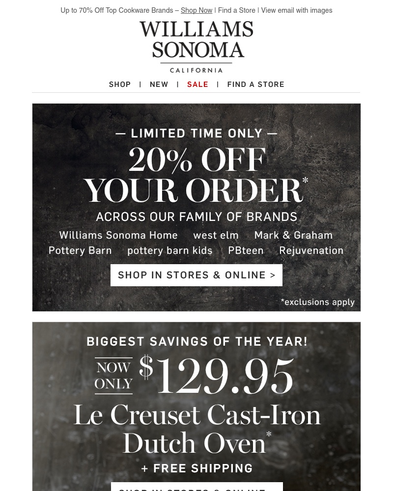 Screenshot of email with subject /media/emails/biggest-le-creuset-sale-of-the-year-2-cropped-68612637.jpg