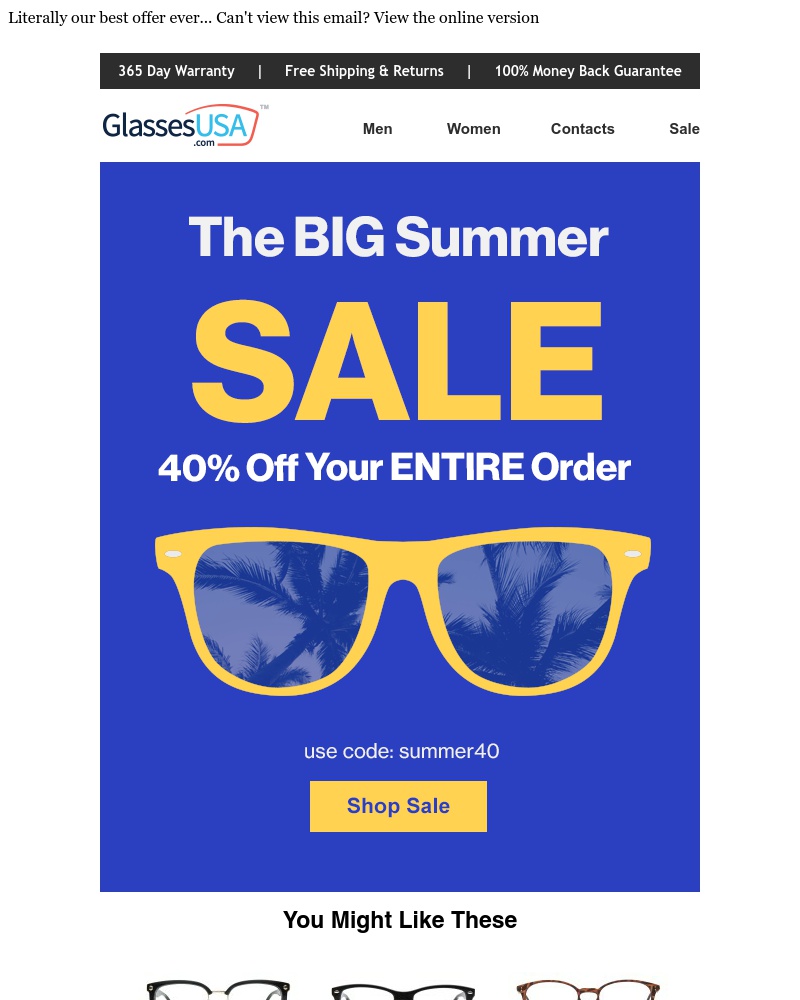 Screenshot of email with subject /media/emails/biggest-summer-sale-ends-soon-40-off-everything-cropped-7b4b2ab1.jpg