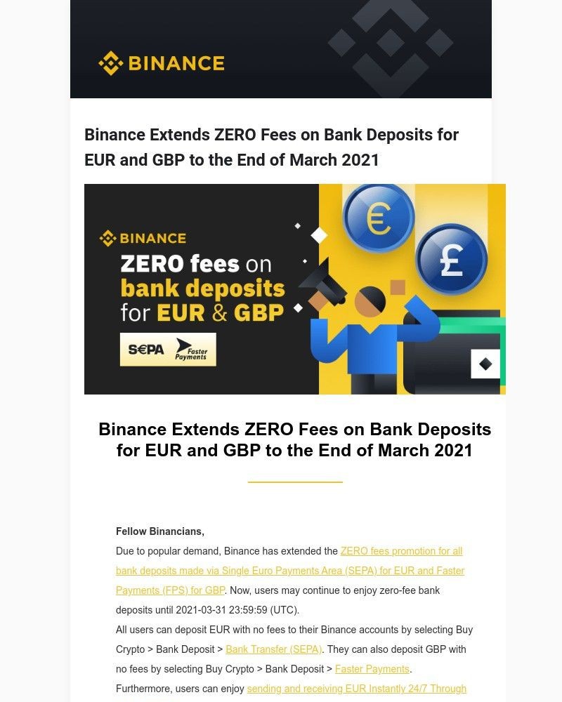 Screenshot of email with subject /media/emails/binance-extends-zero-fees-on-bank-deposits-for-eur-and-gbp-to-the-end-of-march-20_SZWBfX8.jpg