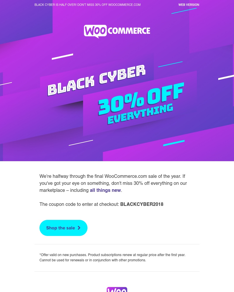 Screenshot of email with subject /media/emails/black-cyber-sale-is-halfway-dont-miss-30-off-woocommercecom-cropped-4ce7fa34.jpg