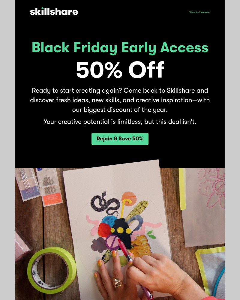 Screenshot of email with subject /media/emails/black-friday-arrived-early-save-50-to-jump-back-in-f25454-cropped-39c94626.jpg