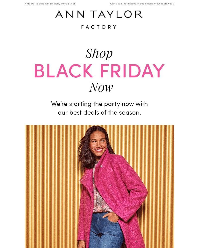 Screenshot of email with subject /media/emails/black-friday-comes-early-1999-tops-2999-sweaters-more-5e9476-cropped-453998b9.jpg