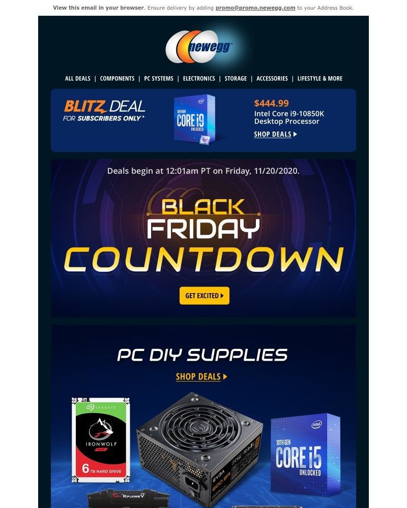 Screenshot of email with subject /media/emails/black-friday-countdown-44499-intel-core-i9-10850k-processor-7a9fae-cropped-d820a135.jpg