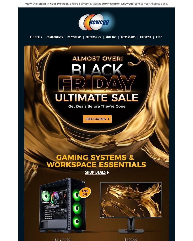 Screenshot of email with subject /media/emails/black-friday-deals-ending-soon-save-350-on-a-gigabyte-156-rtx-3050-ti-gaming-lapt_d2bkBbj.jpg