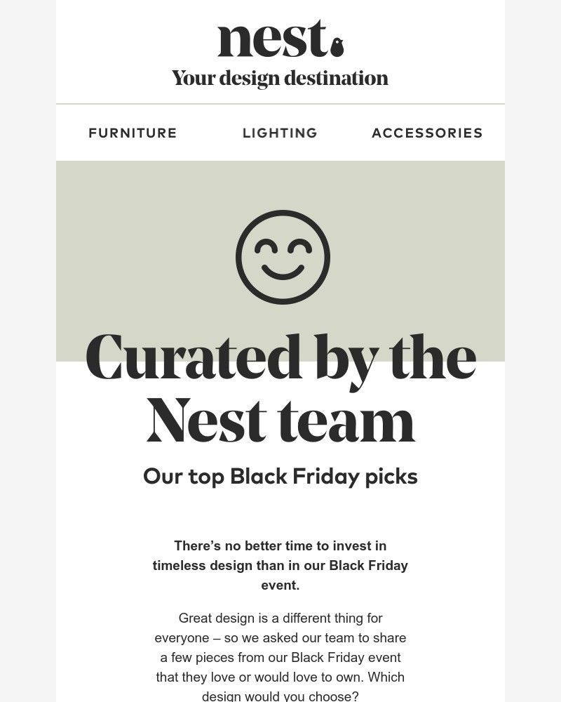 Screenshot of email with subject /media/emails/black-friday-discover-our-teams-top-design-picks-927e9b-cropped-d9187f47.jpg