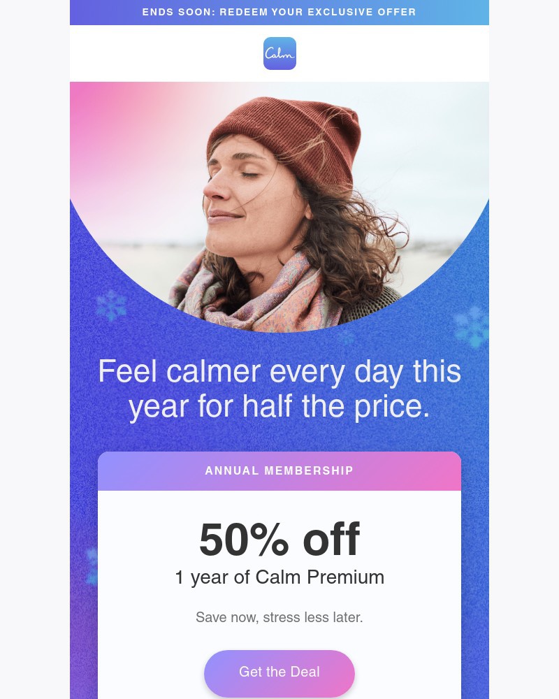 Screenshot of email with subject /media/emails/black-friday-is-ending-soon-50-off-calm-cdbf4b-cropped-26d76ee3.jpg