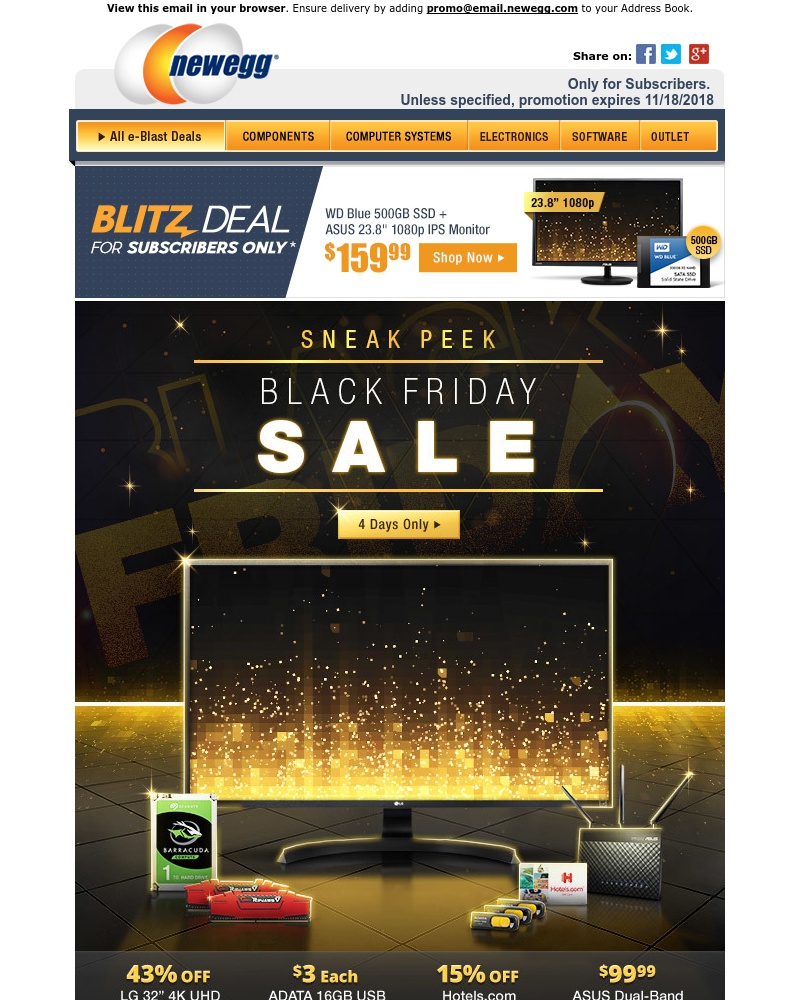 Screenshot of email with subject /media/emails/black-friday-preview-15999-wd-500gb-ssd-asus-238-ips-monitor-combo-deal-cropped-69258000.jpg