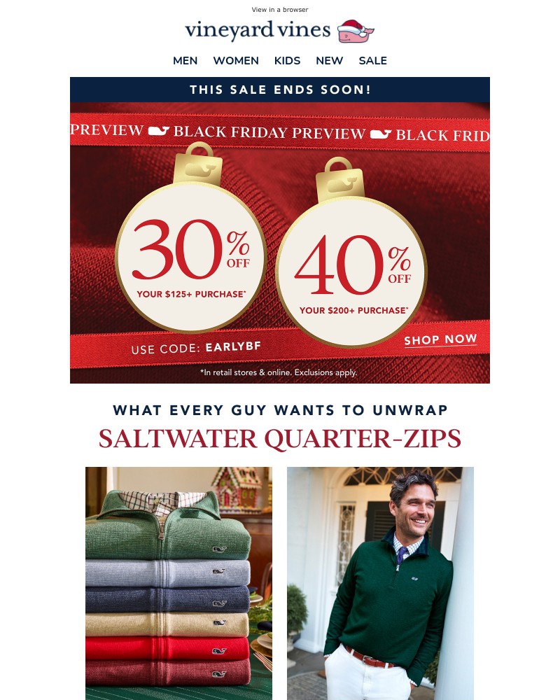 Screenshot of email with subject /media/emails/black-friday-preview-ends-soon-40-off-all-200-purchases-d274bf-cropped-1892b7d4.jpg