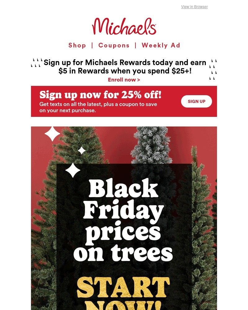 Email examples for: black friday