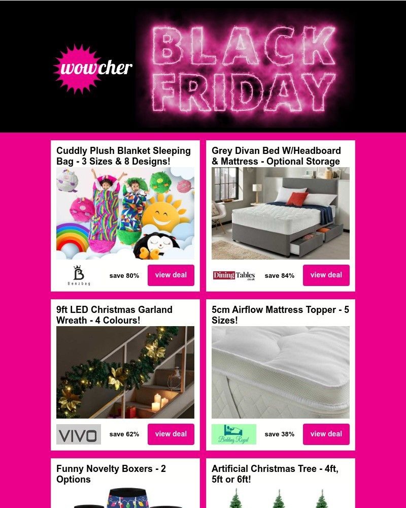 Screenshot of email with subject /media/emails/black-friday-reborn-cuddly-blanket-sleeping-bag-grey-divan-bed-with-headboard-mat_y7Miw9e.jpg