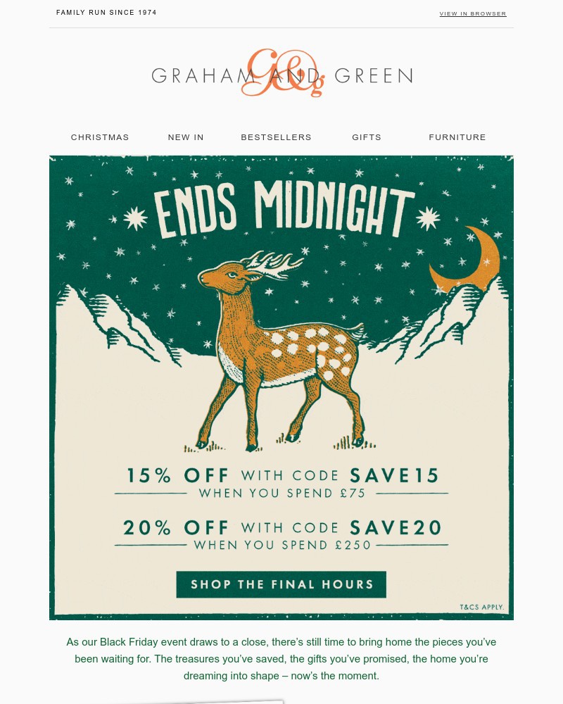 Screenshot of email with subject /media/emails/black-friday-sale-ends-tonight-79304c-cropped-19ca9cca.jpg