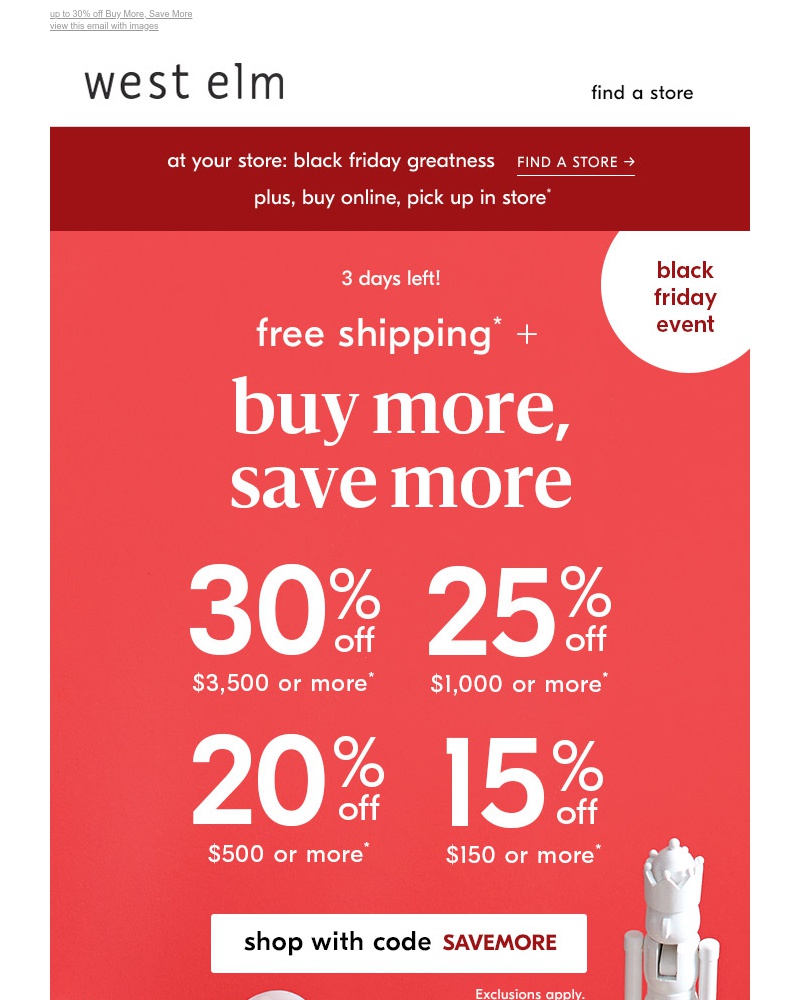 Screenshot of email with subject /media/emails/black-friday-up-to-30-off-at-your-store-cropped-1b3af76d.jpg