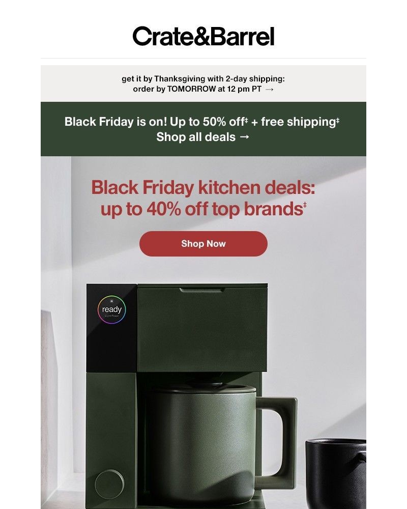 Screenshot of email with subject /media/emails/black-friday-up-to-40-off-top-kitchen-brands-you-have-to-see-this-150f23-cropped-fa9f00c4.jpg