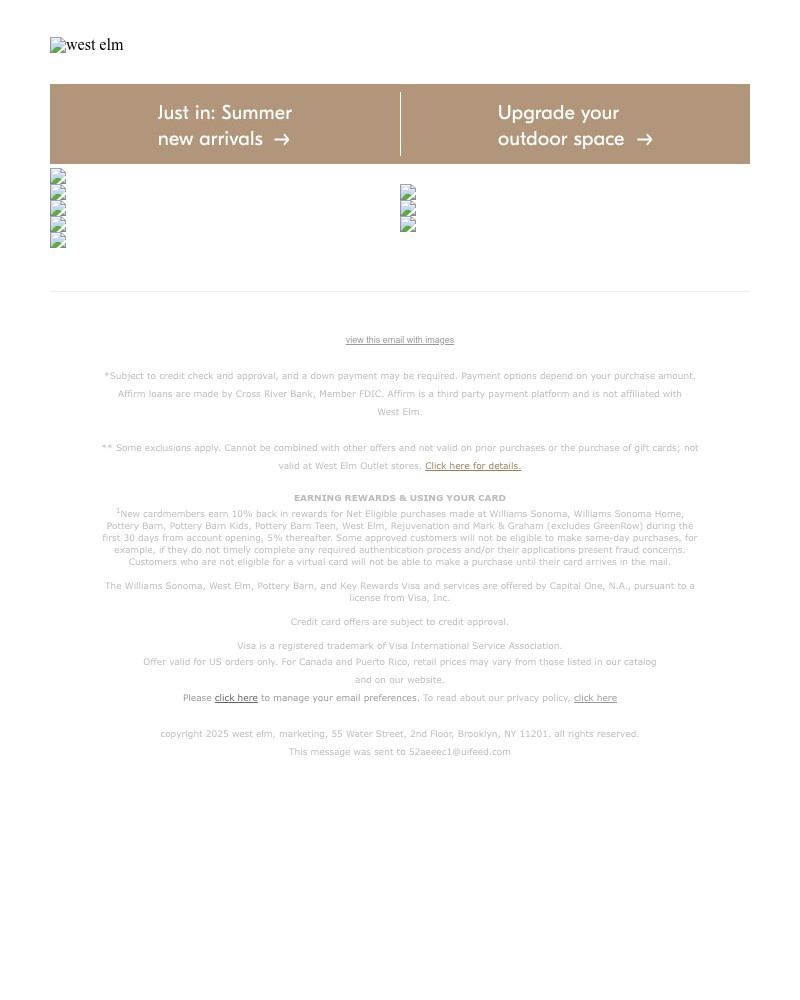 Screenshot of email with subject /media/emails/blink-and-youll-miss-clearance-deals-b69198-cropped-d22544c8.jpg