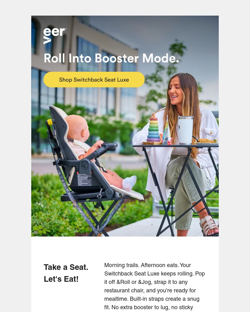Screenshot of email sent to a Veer Newsletter subscriber