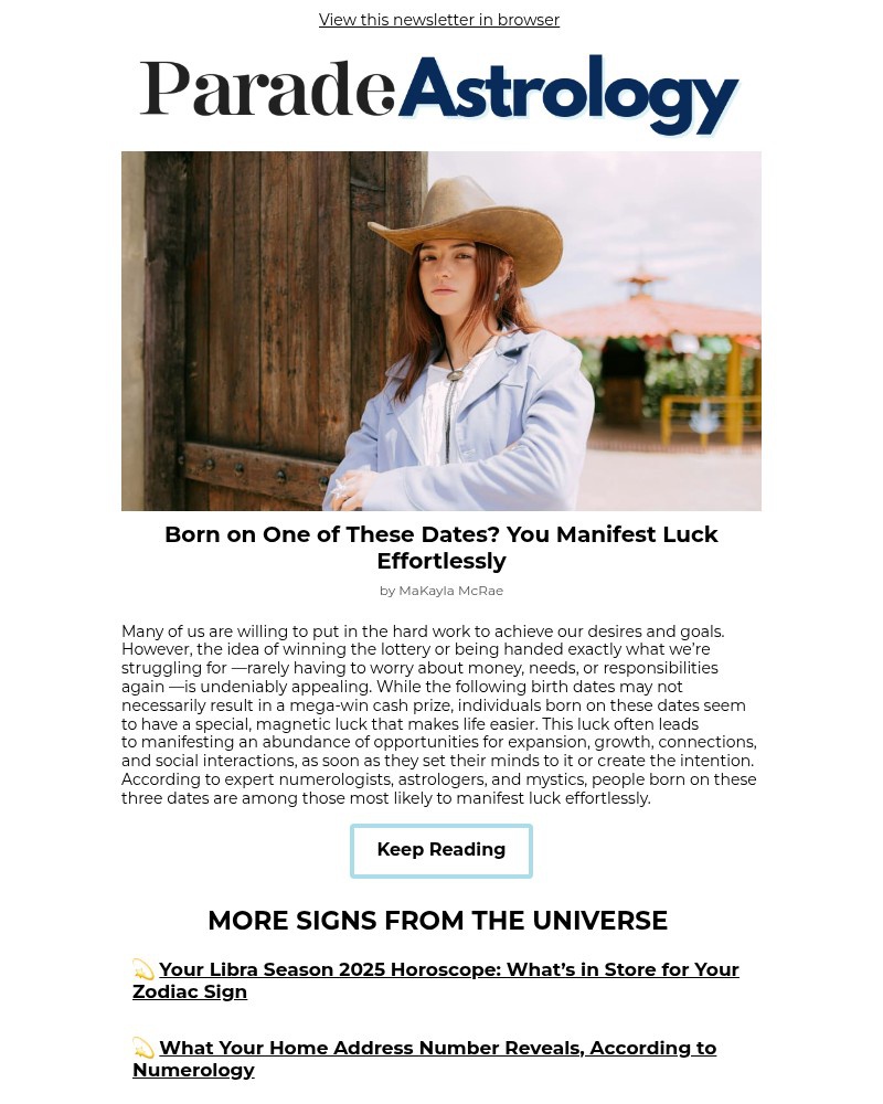 Screenshot of email with subject /media/emails/born-on-one-of-these-dates-you-manifest-luck-effortlessly-36bf6c-cropped-fb20044a.jpg