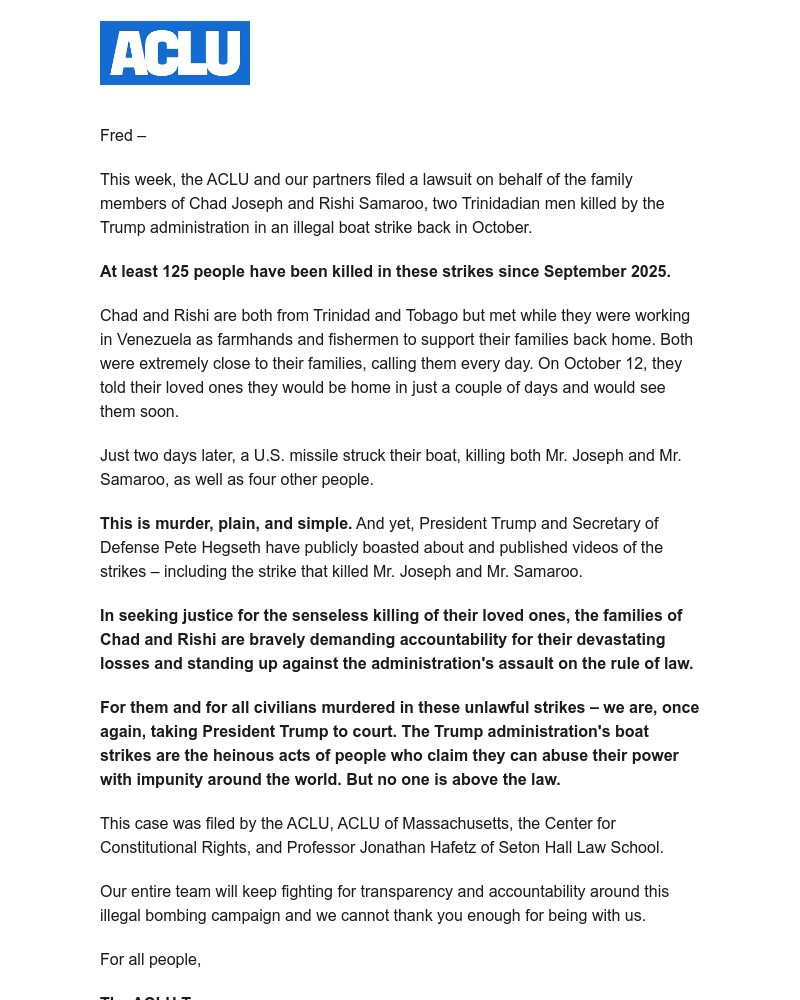 Screenshot of email with subject /media/emails/breaking-were-suing-the-trump-administration-for-illegal-lethal-boat-strikes-e848_ouIn4zm.jpg