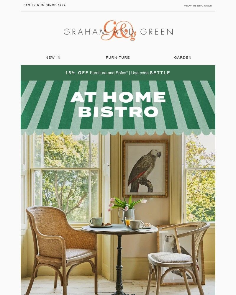Screenshot of email sent to a Graham and Green Cart abandoner