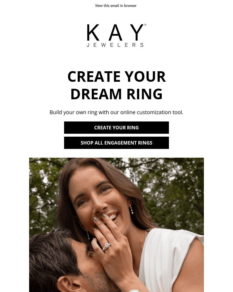 Screenshot of email sent to a Kay Newsletter subscriber
