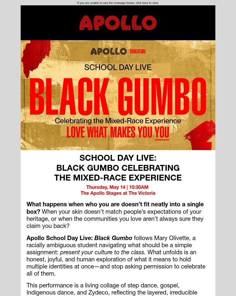 Screenshot of email with subject /media/emails/bring-your-students-to-black-gumbo-tomorrow-bc2ea0-cropped-1156302e.jpg