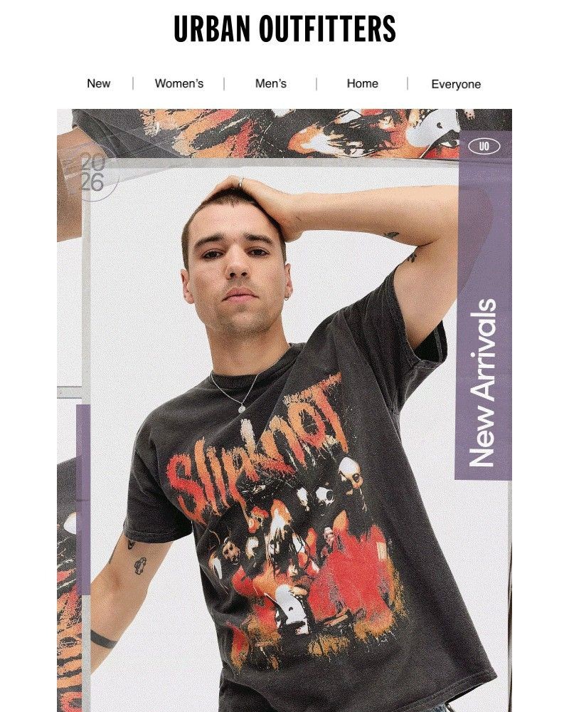 Screenshot of email sent to a Urban Outfitters Newsletter subscriber