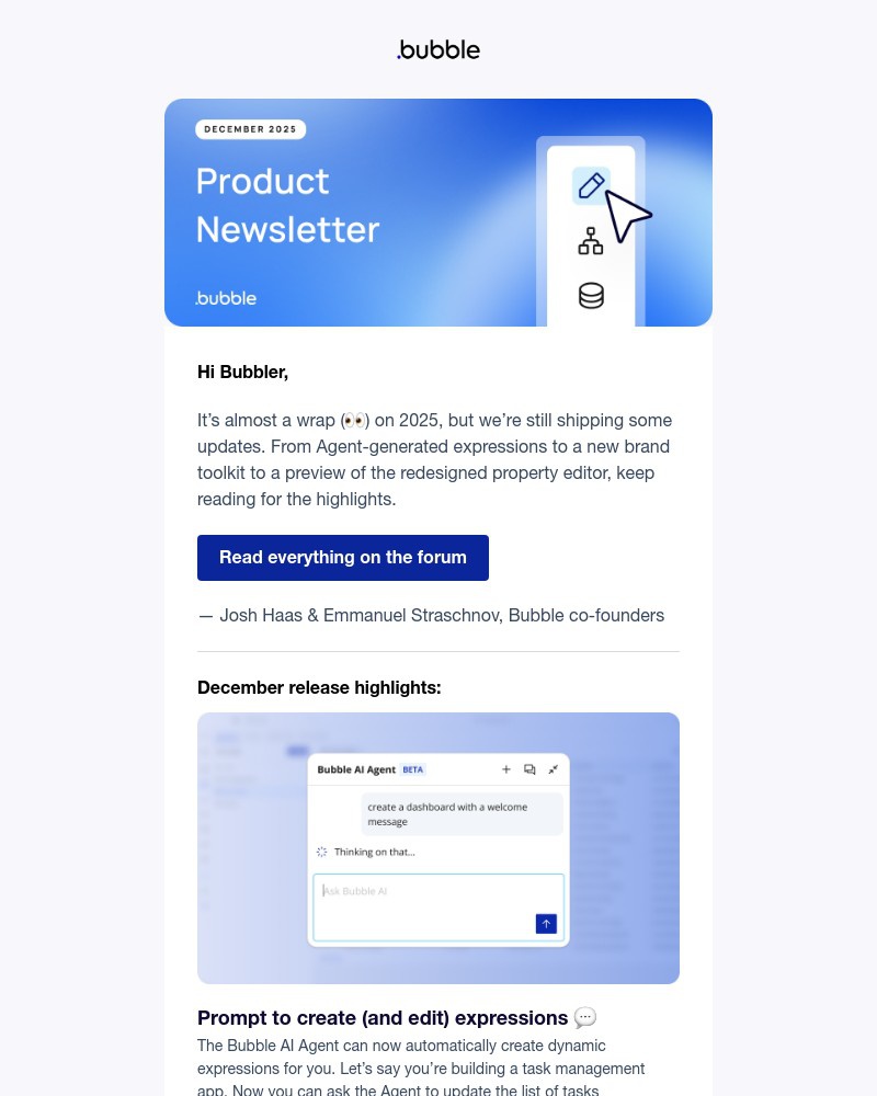 Screenshot of email with subject /media/emails/bubble-product-updates-december-25-093050-cropped-d98ee6ae.jpg