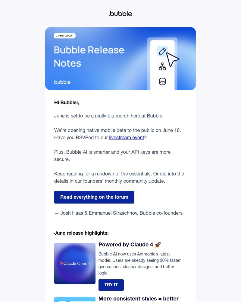 Screenshot of email with subject /media/emails/bubble-release-notes-june-25-6f4fa3-cropped-10c07e35.jpg