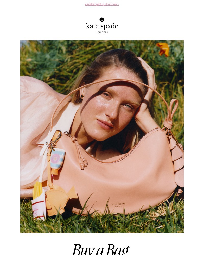 Screenshot of email sent to a Kate Spade Newsletter subscriber