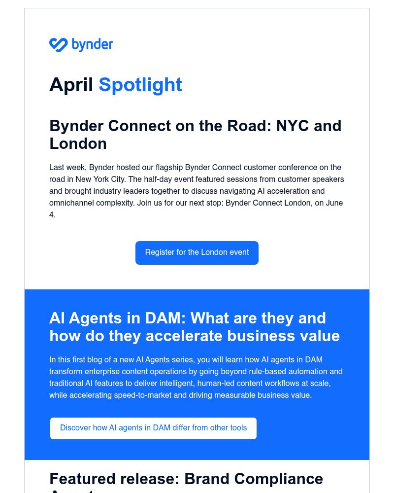 Screenshot of email with subject /media/emails/bynder-april-spotlight-discover-how-ai-agents-accelerate-business-value-27dc3f-cr_u5rVDNs.jpg