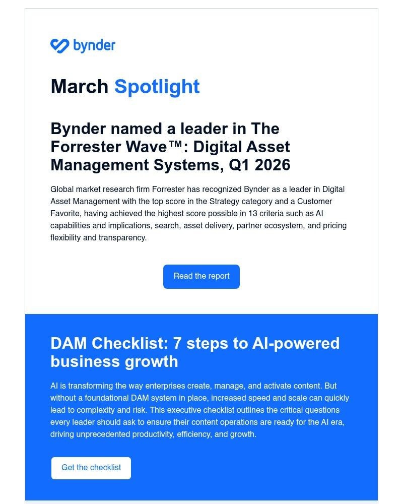 Screenshot of email with subject /media/emails/bynder-march-spotlight-forrester-wavetm-2026-customer-favorite-47e14f-cropped-b3f4ee8e.jpg