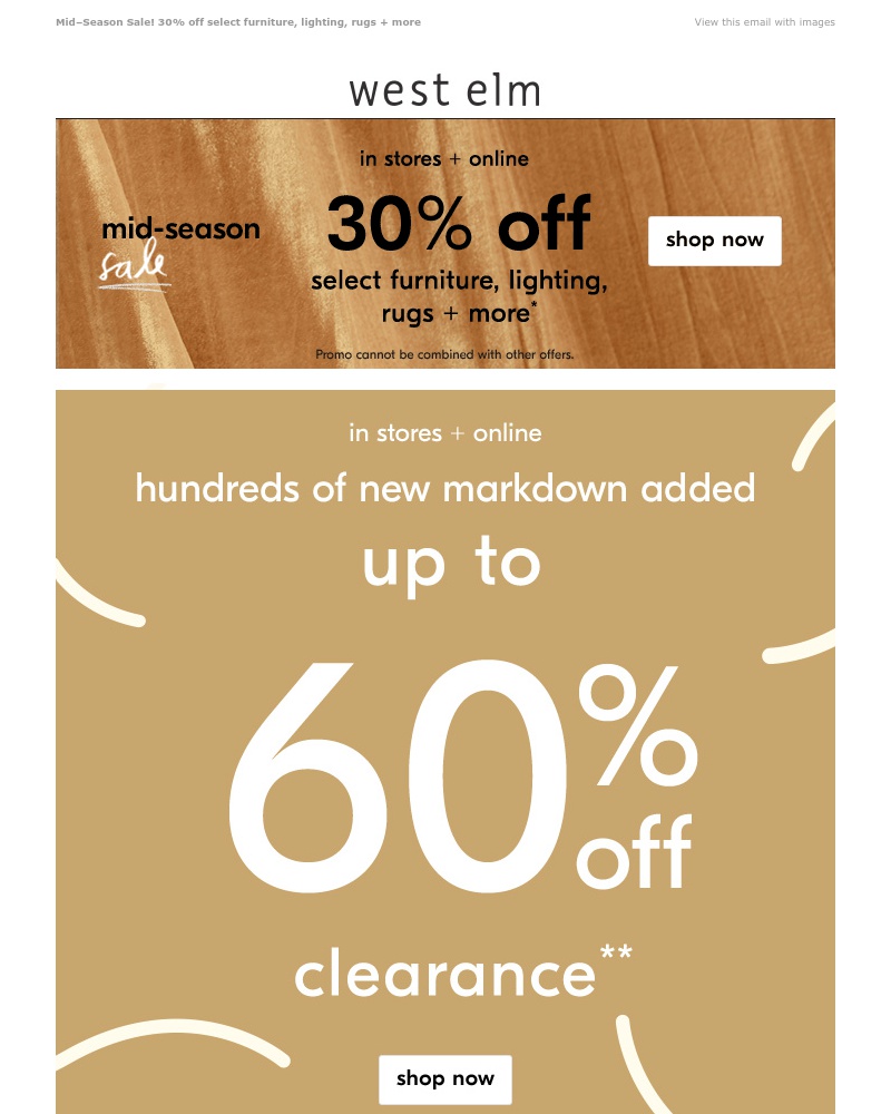Screenshot of email with subject /media/emails/c-l-e-a-r-a-n-c-e-hundreds-of-new-styles-added-just-for-you-1-cropped-588b5e01.jpg