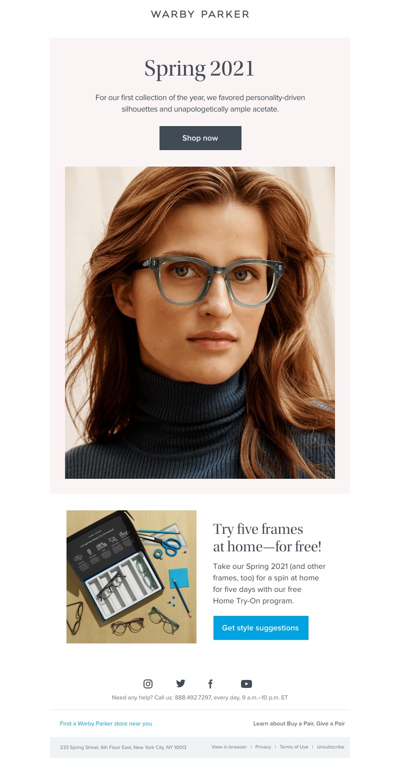 spring 2021 warby parker