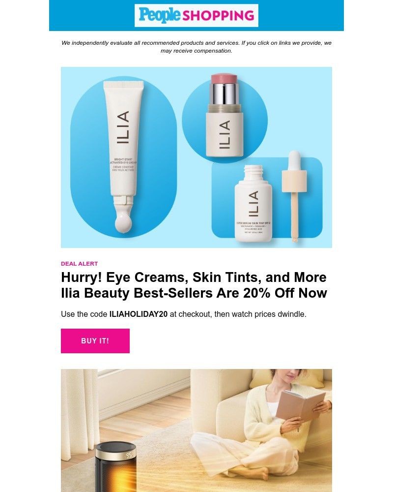 Screenshot of email sent to a People Newsletter subscriber