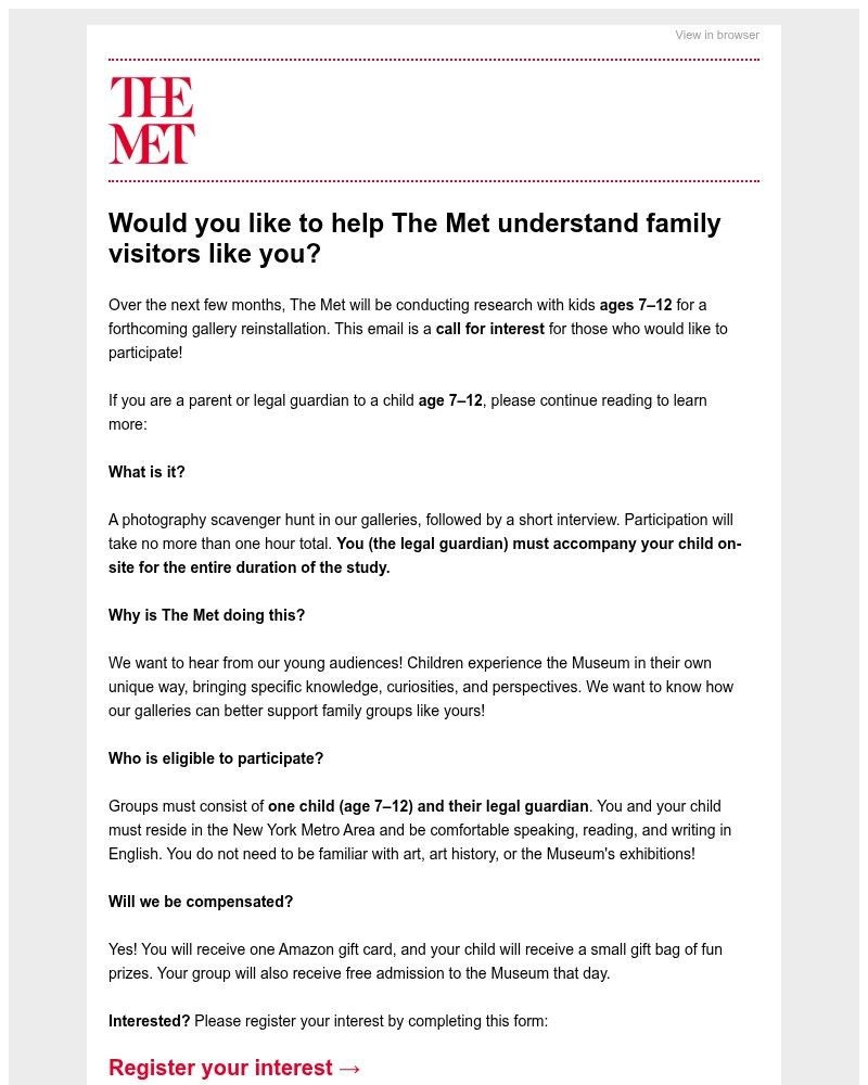 Screenshot of email with subject /media/emails/calling-all-families-would-you-like-to-help-the-met-understand-visitors-like-you-_cnygxD7.jpg