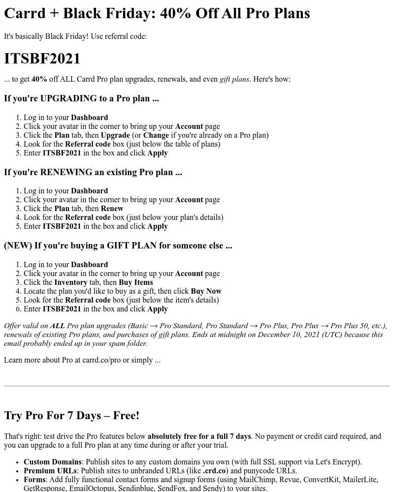 Screenshot of email with subject /media/emails/carrd-black-friday-40-off-all-pro-plans-fd7ff3-cropped-c04c34cf.jpg
